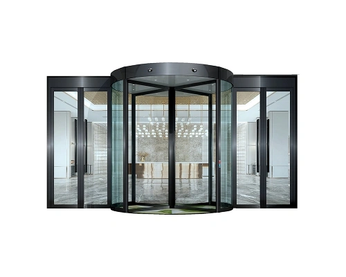 Porte pivotante en aluminium